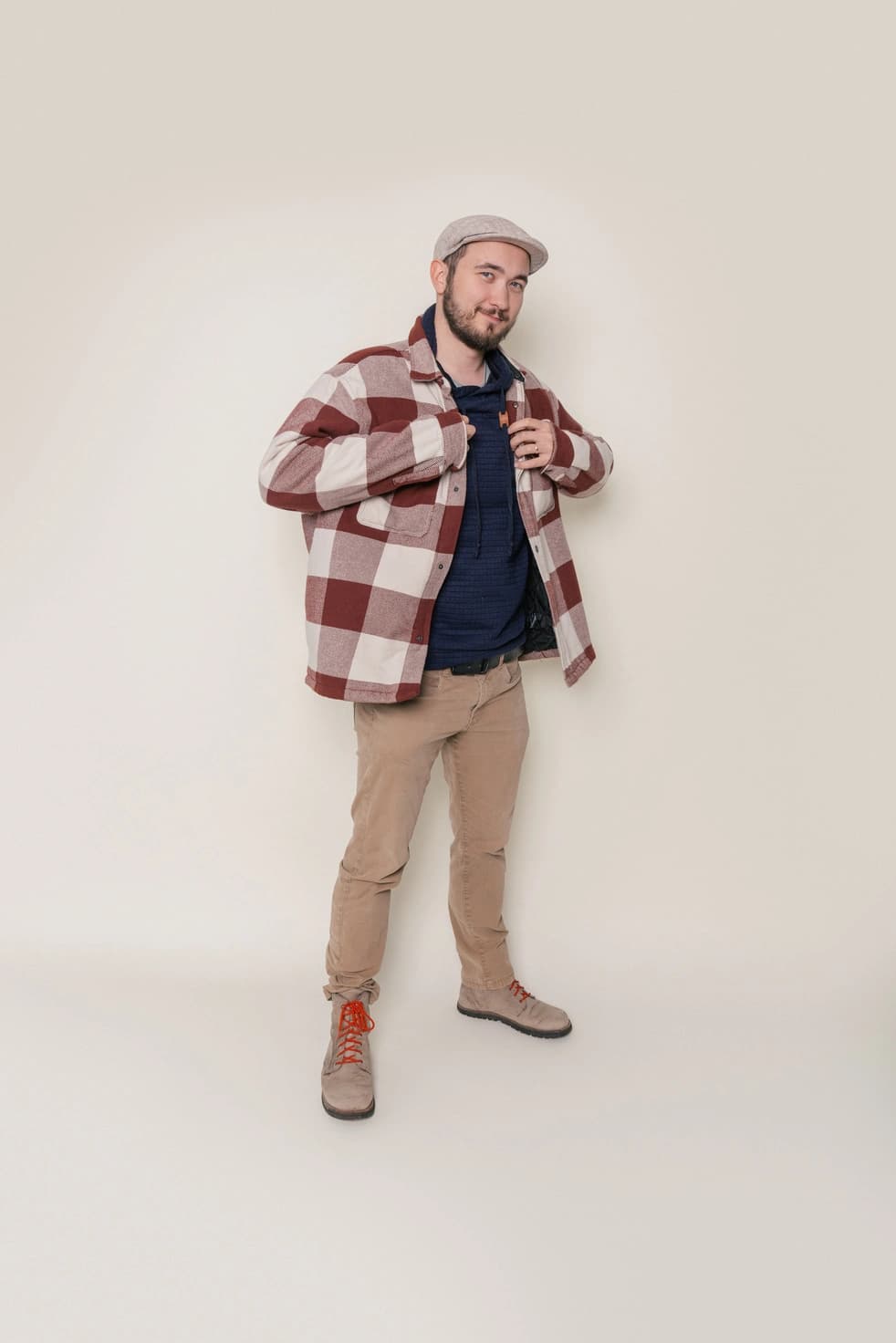 Picture of a men posing, smiling at the camera